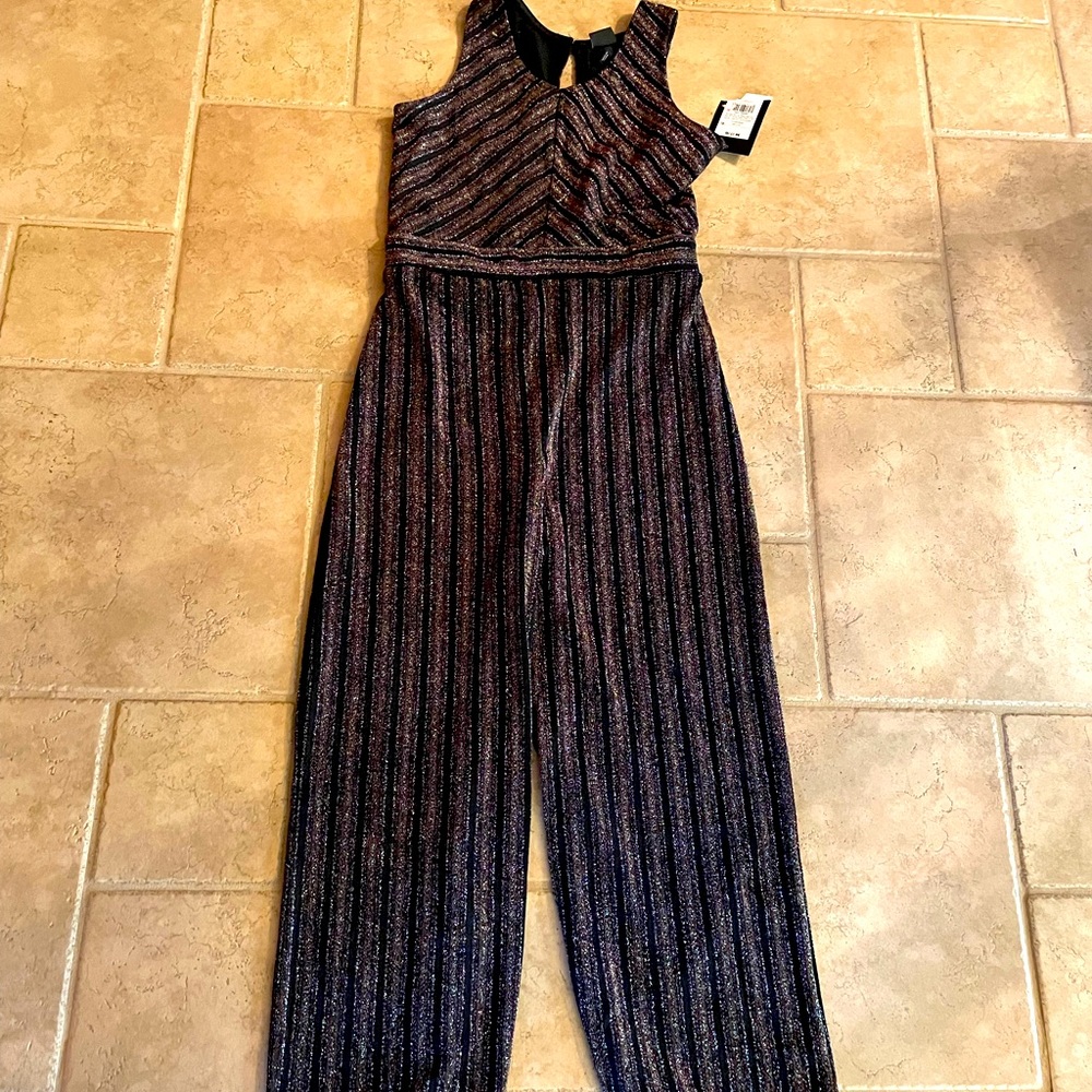 New with tags girls one piece jumpsuit 7-8